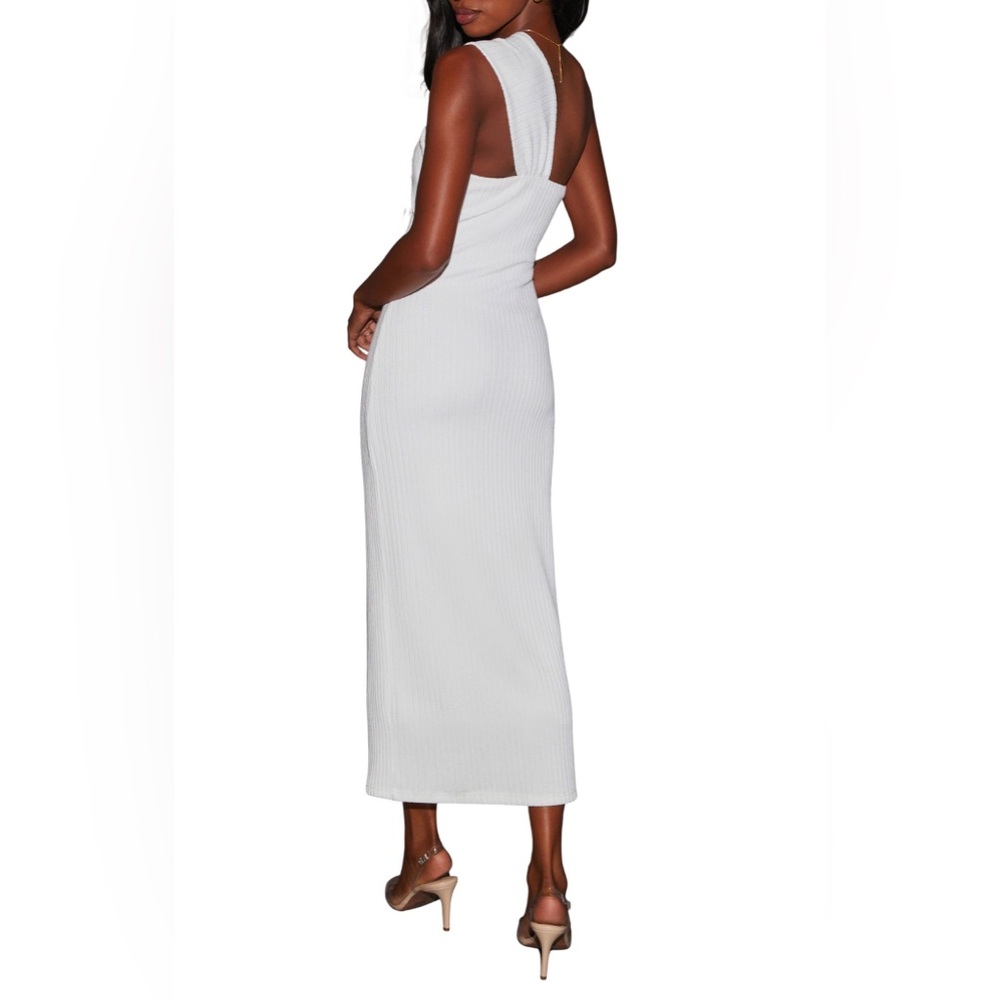 VICI COLLECTION Emberly One-Shoulder Midi Sweater Dress M - Picture 2 of 9